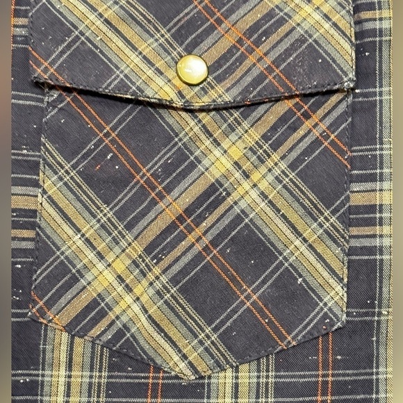 RVCA Neps Plaid Long Sleeve Shirt size S - Picture 6 of 10